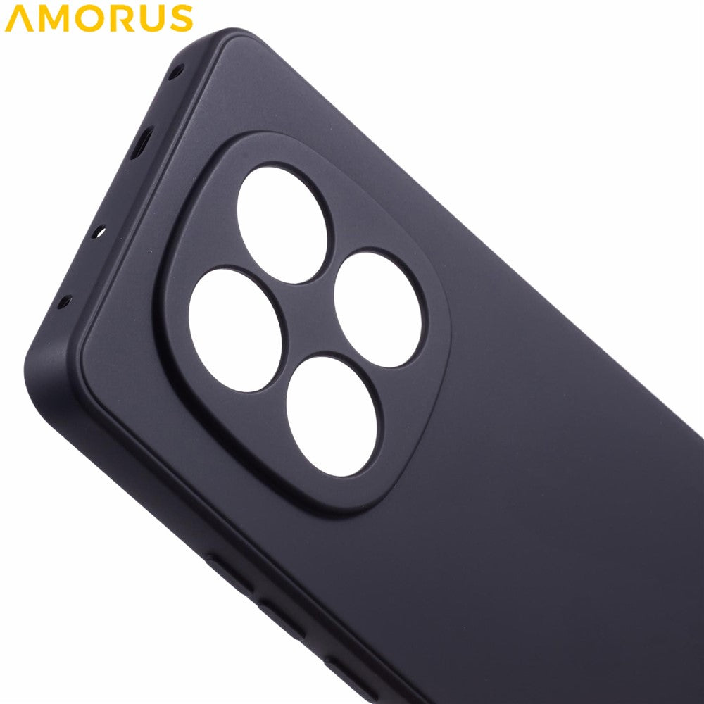AMORUS For Xiaomi Redmi Note 14 Pro 5G  /  Poco X7 5G Case Precise Cutouts TPU Fiber Lining Shockproof Phone Cover