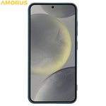 AMORUS For Samsung Galaxy S25 Case Precise Cutouts TPU Fiber Lining Shockproof Phone Cover