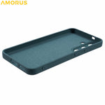 AMORUS For Samsung Galaxy S25 Case Precise Cutouts TPU Fiber Lining Shockproof Phone Cover