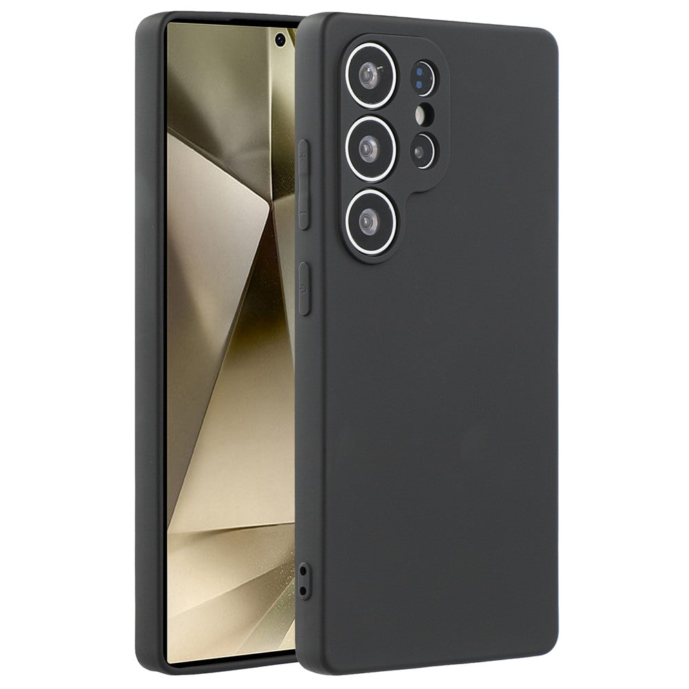 AMORUS For Samsung Galaxy S25 Ultra Case Precise Cutouts TPU Fiber Lining Shockproof Phone Cover