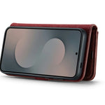DG.MING for Samsung Galaxy S25 FE Case Detachable Split Leather Phone Cover