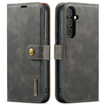 DG.MING for Samsung Galaxy S25 FE Case Detachable Split Leather Phone Cover