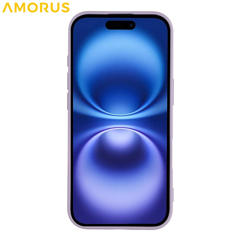 AMORUS For iPhone 17 Case Precise Cutouts TPU Fiber Lining Shockproof Phone Cover