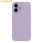 AMORUS For iPhone 17 Case Precise Cutouts TPU Fiber Lining Shockproof Phone Cover