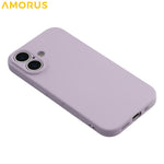 AMORUS For iPhone 17 Case Precise Cutouts TPU Fiber Lining Shockproof Phone Cover