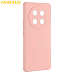 AMORUS Telefoncover til Honor Magic7 Lite 5G / X9c 5G / X60 Pro 5G Præcise udskæringer TPU Fiberforing Stødsikkert cover