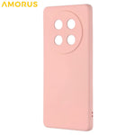AMORUS Telefoncover til Honor Magic7 Lite 5G / X9c 5G / X60 Pro 5G Præcise udskæringer TPU Fiberforing Stødsikkert cover