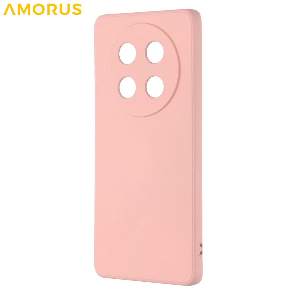 AMORUS Telefoncover til Honor Magic7 Lite 5G / X9c 5G / X60 Pro 5G Præcise udskæringer TPU Fiberforing Stødsikkert cover