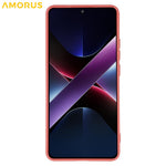 AMORUS For Xiaomi Poco X7 Pro 5G / Redmi Turbo 4 5G Case Precise Cutouts TPU Fiber Lining Shockproof Phone Cover