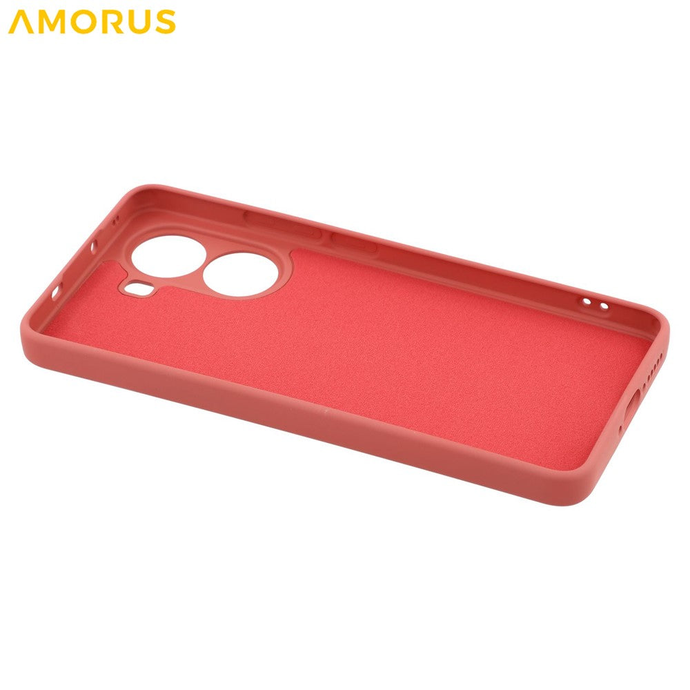 AMORUS For Xiaomi Poco X7 Pro 5G / Redmi Turbo 4 5G Case Precise Cutouts TPU Fiber Lining Shockproof Phone Cover