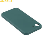AMORUS Skal för iPhone 17e / 16e Exakta utskärningar TPU Fiberfoder Stötsäkert Telefonfodral