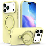 For iPhone 18 Pro Max / 17 Pro Max Case Compatible with MagSafe Kickstand PC + Silicone Phone Cover