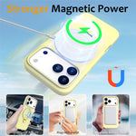 For iPhone 18 Pro Max / 17 Pro Max Case Compatible with MagSafe Kickstand PC + Silicone Phone Cover