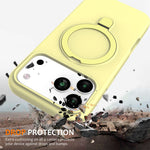 For iPhone 18 Pro Max / 17 Pro Max Case Compatible with MagSafe Kickstand PC + Silicone Phone Cover