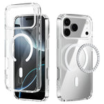 ABEEL Til iPhone 17 Pro Cover Kompatibel med MagSafe Anti-ridse Klart TPU PC Telefonbagcover