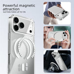 ABEEL Til iPhone 17 Pro Cover Kompatibel med MagSafe Anti-ridse Klart TPU PC Telefonbagcover