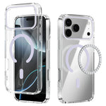 ABEEL Til iPhone 17 Pro Cover Kompatibel med MagSafe Anti-ridse Klart TPU PC Telefonbagcover
