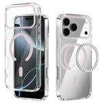 ABEEL Til iPhone 17 Pro Cover Kompatibel med MagSafe Anti-ridse Klart TPU PC Telefonbagcover