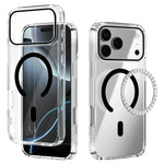 ABEEL For iPhone 17 Pro Max Case Compatible with MagSafe Anti Scratch Clear TPU PC Phone Back Cover