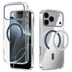 ABEEL For iPhone 17 Pro Max Case Compatible with MagSafe Anti Scratch Clear TPU PC Phone Back Cover
