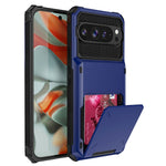 For Google Pixel 10 Pro XL Case PC + TPU Dual Layer Back Phone Cover with Card Holder