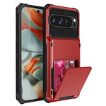 For Google Pixel 10 Pro XL Case PC + TPU Dual Layer Back Phone Cover with Card Holder