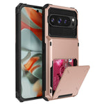 For Google Pixel 10 Pro XL Case PC + TPU Dual Layer Back Phone Cover with Card Holder
