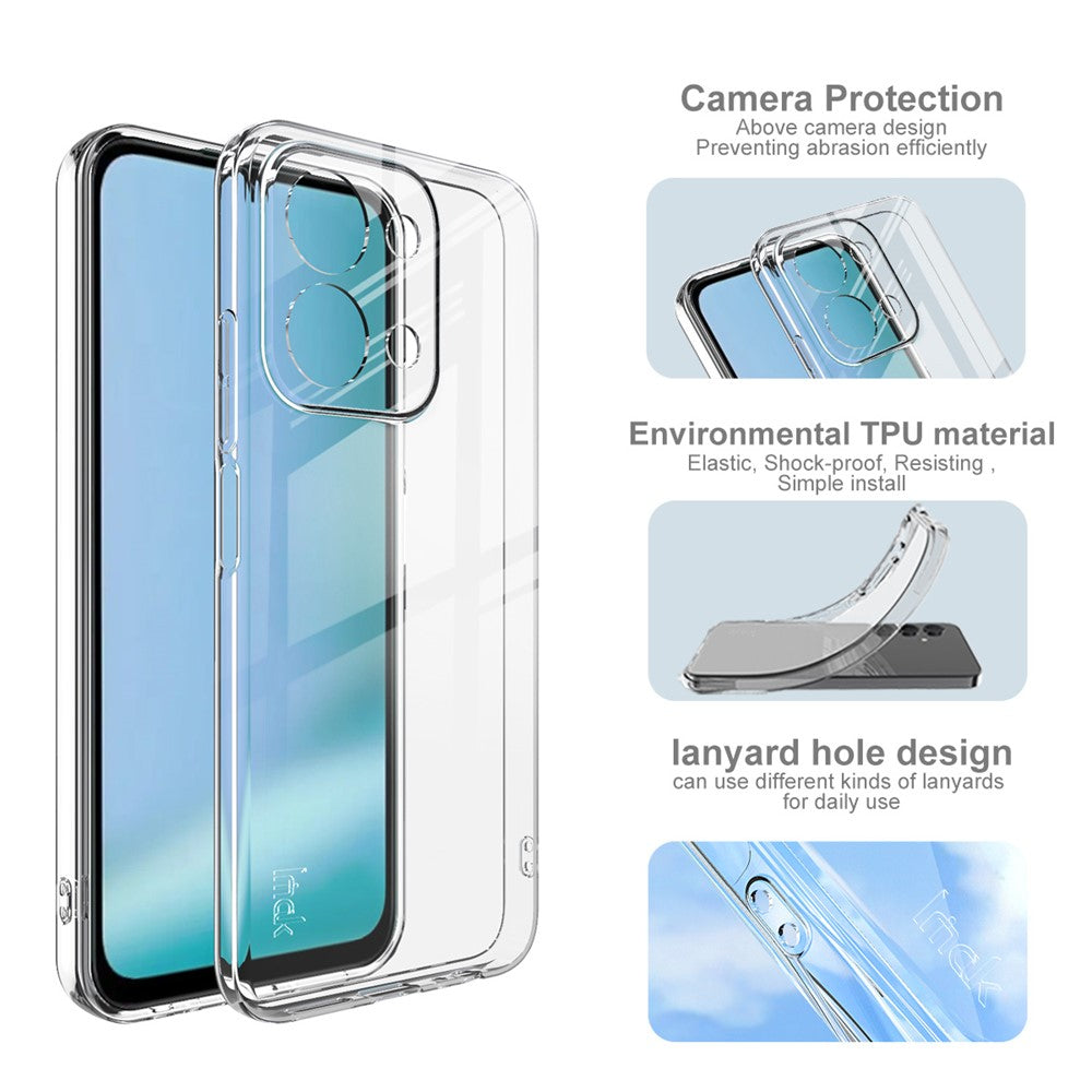 IMAK UX-5 Series For Xiaomi Redmi 15C 4G (Global) (171mm) / Poco C85 4G (171mm) Transparent TPU Phone Case Protective Phone Cover