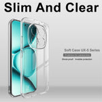 IMAK UX-5 Series For Xiaomi Poco M8 Pro 5G / Redmi Note 15 Pro+ 5G (Global) Transparent TPU Phone Case Protective Phone Cover