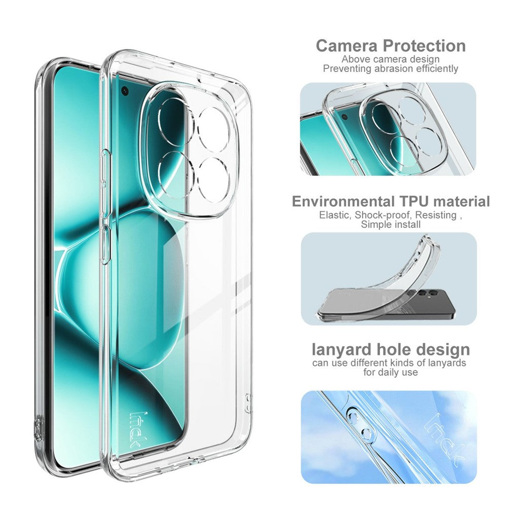 IMAK UX-5 Series For Xiaomi Poco M8 Pro 5G / Redmi Note 15 Pro+ 5G (Global) Transparent TPU Phone Case Protective Phone Cover