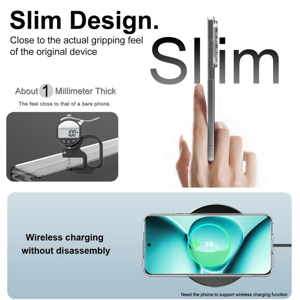 IMAK UX-5 Series For Xiaomi Poco M8 Pro 5G / Redmi Note 15 Pro+ 5G (Global) Transparent TPU Phone Case Protective Phone Cover