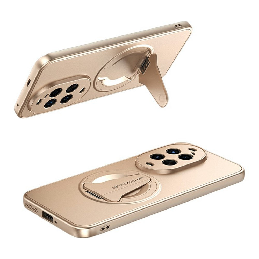 For Huawei nova 14 Ultra 5G Magnetic Case Hidden Kickstand Skin-Feel Matte PC TPU Phone Back Cover