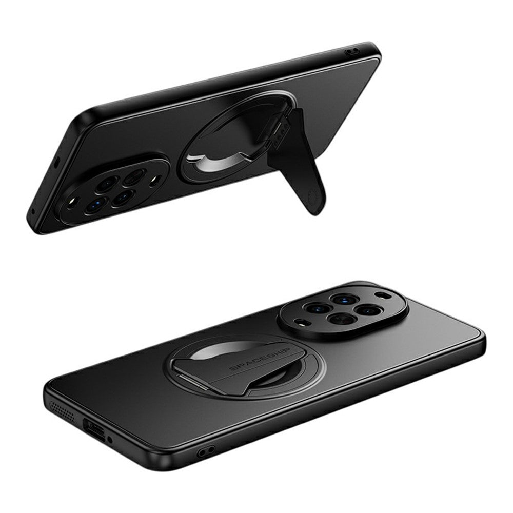 For Huawei nova 14 5G Magnetic Case Hidden Kickstand Skin-Feel Matte PC TPU Phone Back Cover