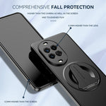 For Huawei nova 14 5G Magnetic Case Hidden Kickstand Skin-Feel Matte PC TPU Phone Back Cover