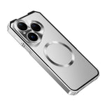 For Huawei Pura 80 Magnetic Case Hard PC Metal Frame Frosted Phone Back Cover