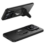 For Xiaomi 15S Pro Magnetic Case Hidden Kickstand Skin-Feel Matte PC TPU Phone Back Cover