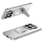 For Xiaomi 15S Pro Magnetic Case Hidden Kickstand Skin-Feel Matte PC TPU Phone Back Cover