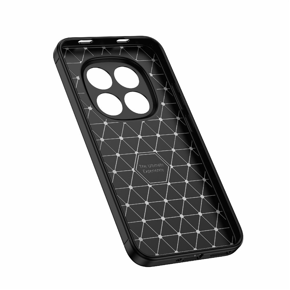For Xiaomi Poco M8 Pro 5G / Redmi Note 15 Pro+ 5G (Global) Case Litchi Texture TPU Flexible Phone Cover, Black