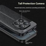 For Xiaomi Poco M8 Pro 5G / Redmi Note 15 Pro+ 5G (Global) Case Litchi Texture TPU Flexible Phone Cover, Black