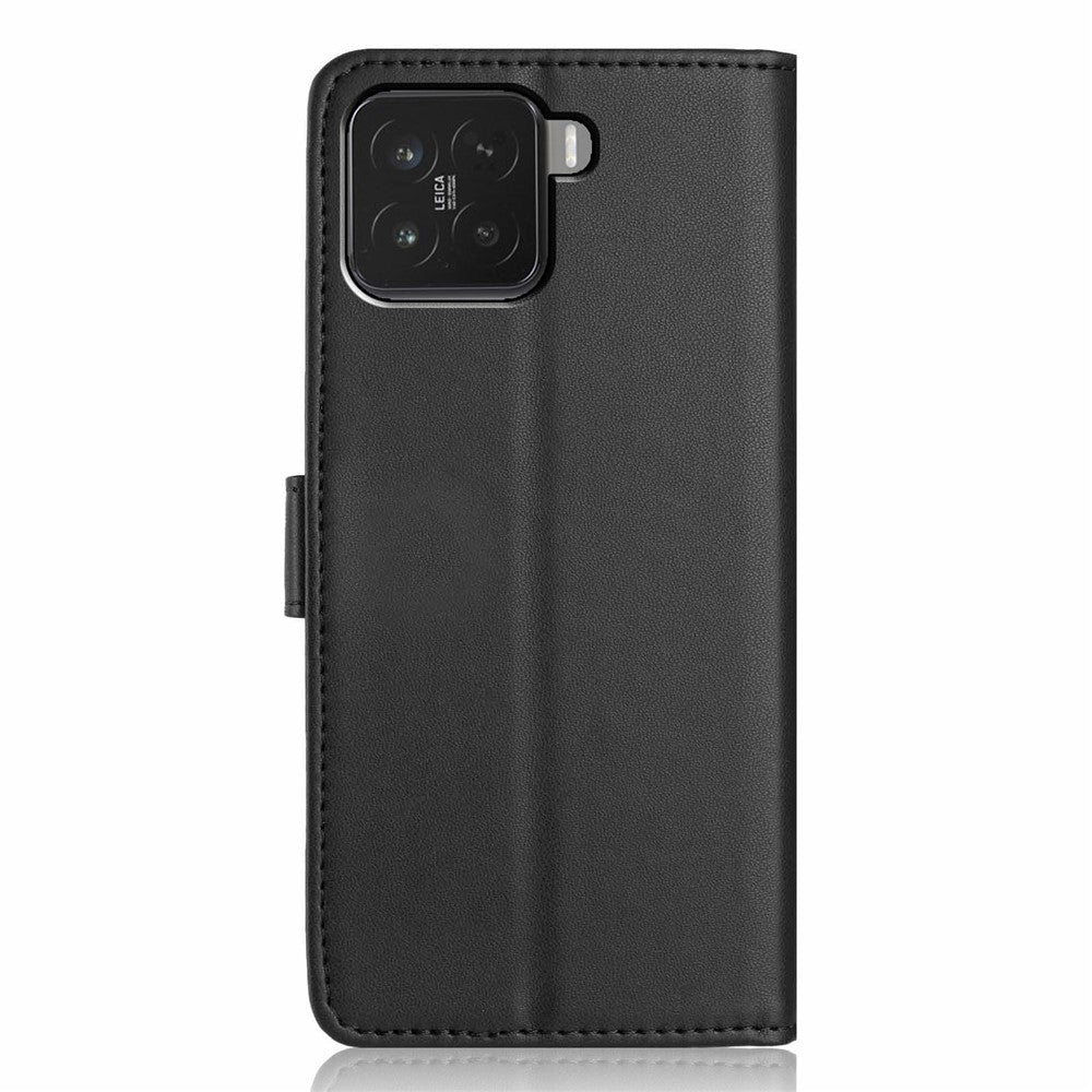 Xiaomi 15T Pro Plånboksfodral med Rem / Flera Kortfack Enfärgat Läderfodral med Stativ