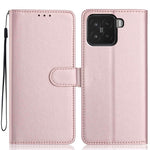 Xiaomi 15T Pro Plånboksfodral med Rem / Flera Kortfack Enfärgat Läderfodral med Stativ