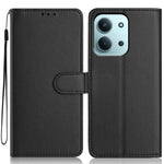 For Xiaomi Redmi 15C 4G (Global) (171mm) Wallet Case with Strap / Multiple Card Slots Solid Color Leather Stand Phone Cover