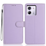 For Xiaomi Poco M7 Pro 5G Wallet Case with Strap / Multiple Card Slots Solid Color Leather Stand Phone Cover