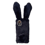 Til Samsung Galaxy Xcover7 Cover Plys Sødt Kanin Vinter Fluffy TPU Telefoncover