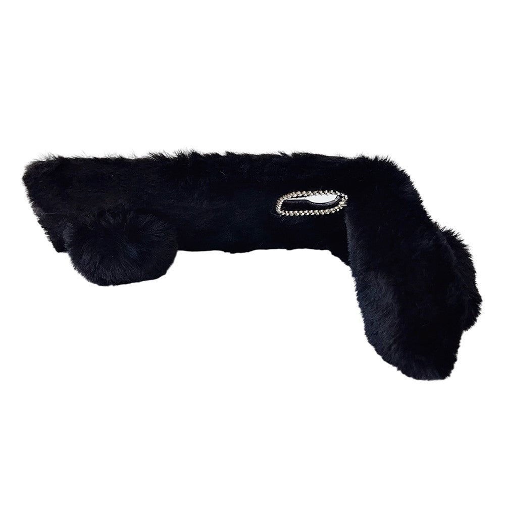 Til Samsung Galaxy Xcover7 Cover Plys Sødt Kanin Vinter Fluffy TPU Telefoncover