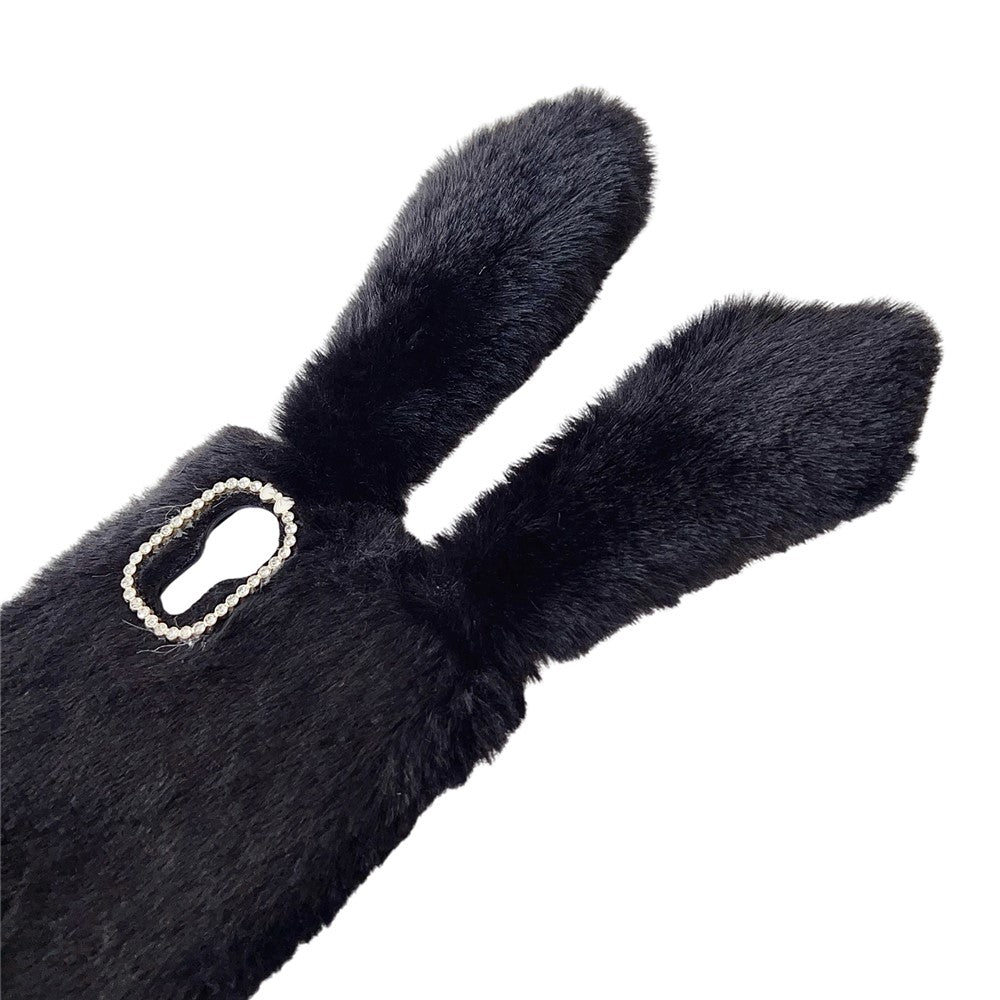 Til Samsung Galaxy Xcover7 Cover Plys Sødt Kanin Vinter Fluffy TPU Telefoncover