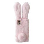 Til Samsung Galaxy Xcover7 Cover Plys Sødt Kanin Vinter Fluffy TPU Telefoncover