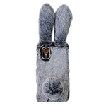 Til Samsung Galaxy Xcover7 Cover Plys Sødt Kanin Vinter Fluffy TPU Telefoncover