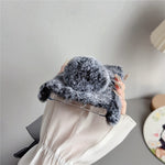 For Samsung Galaxy S25 FE Case Plush Cute Bunny Winter Fluffy TPU Phone Cover