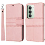 For Xiaomi Redmi 15 4G (EU) (171mm) Case Wallet Skin-Touch Leather Imprinted Phone Cover with Wrist Strap